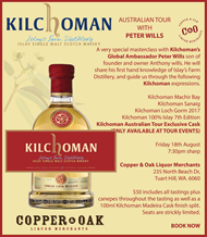 KILCHOMAN AUSTRALIAN TOUR WITH PETER WILLIS